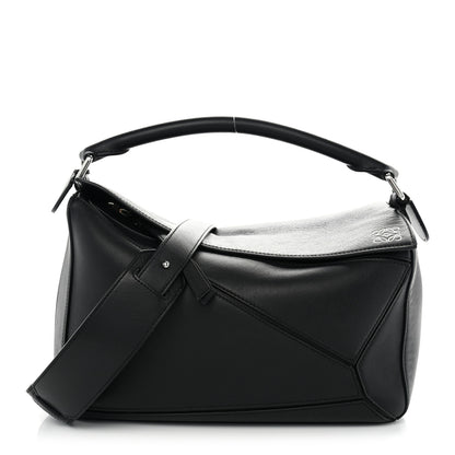 Loewe Calfskin Medium Puzzle Bag Black 1 of 11