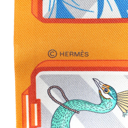 Hermes Silk Story Twilly Mangue Gris Multicolor 3 of 4