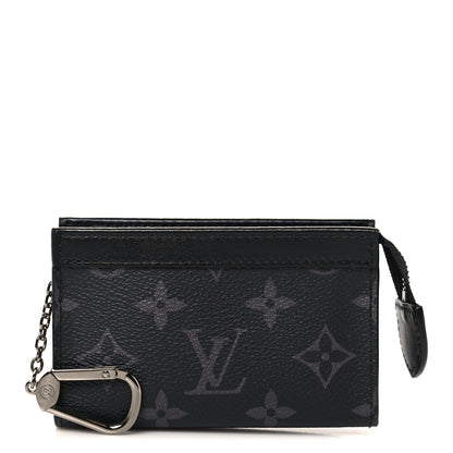Louis Vuitton Monogram Eclipse Key Pouch Voyage 1 of 7