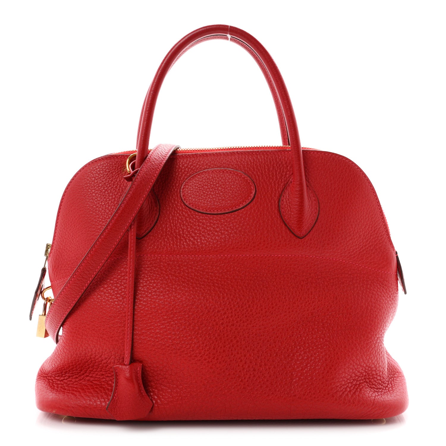 Hermes Taurillon Clemence Bolide 31 Rouge Vif 1 of 12