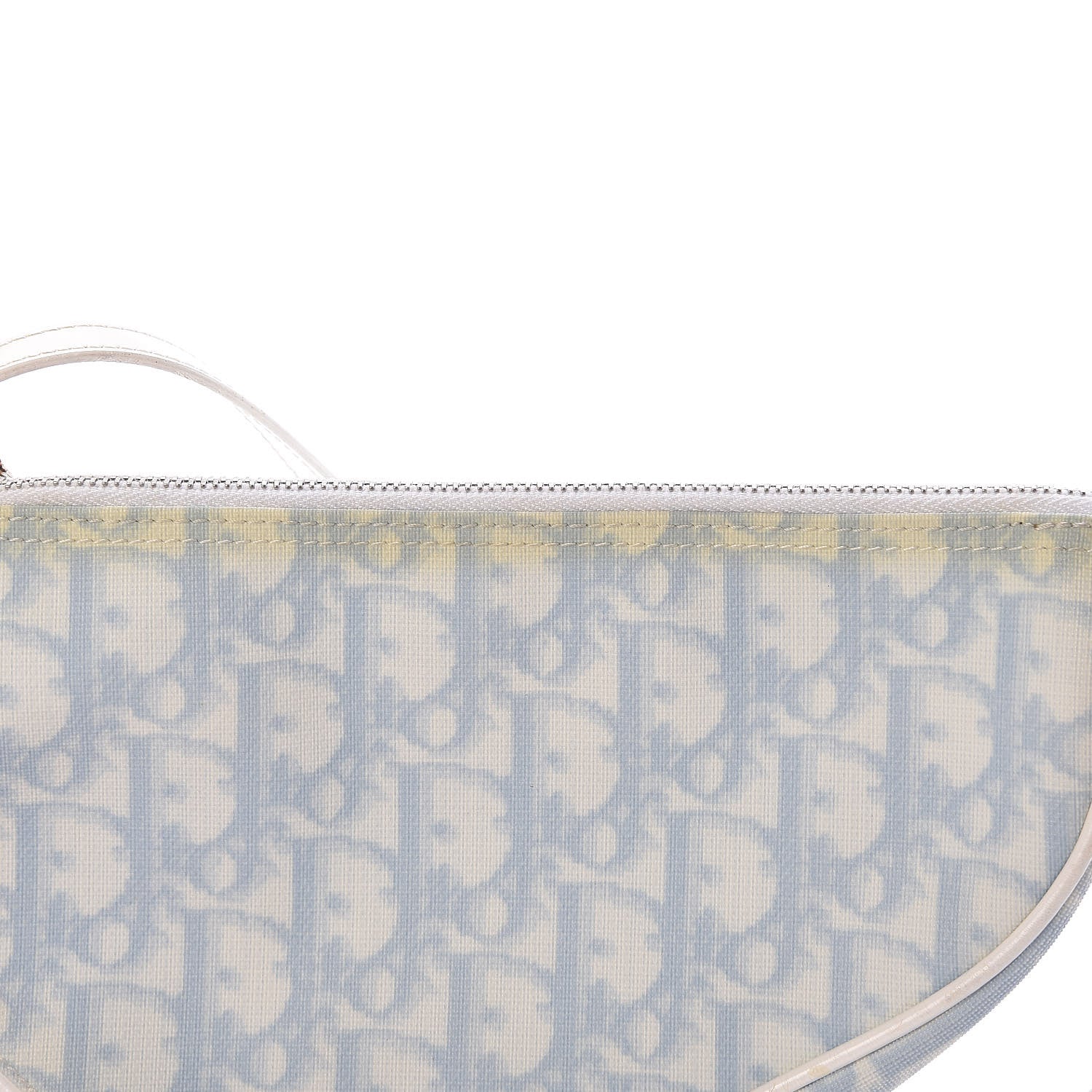 Christian Dior Monogram Mini Saddle Pochette Blue 11 of 13