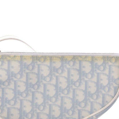 Christian Dior Monogram Mini Saddle Pochette Blue 11 of 13