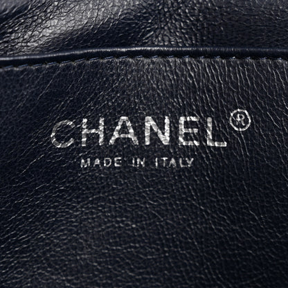 Chanel Caviar Quilted Clutch With Chain Flap Navy Blue 6 of 13