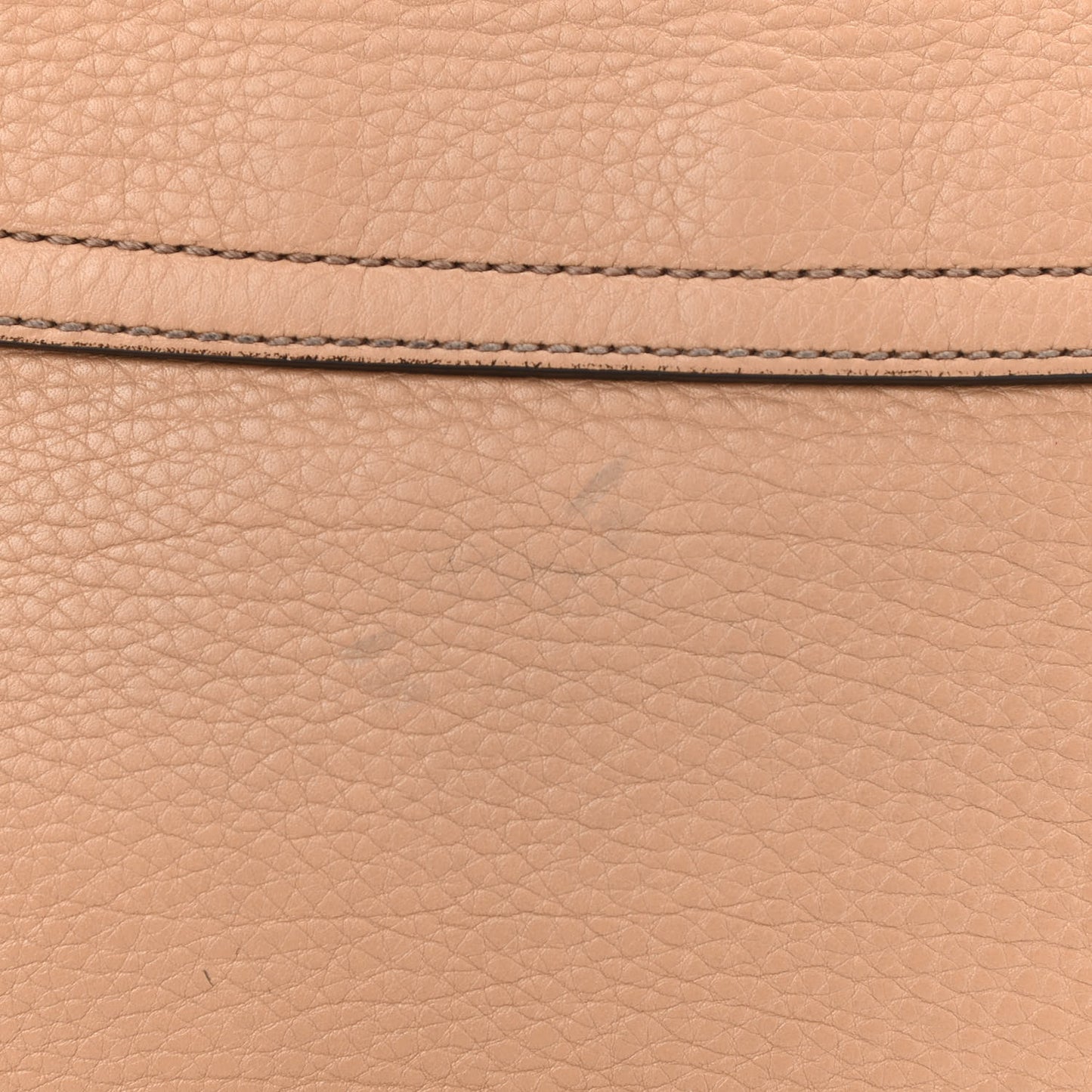Pebbled Calfskin Medium Soho Flap Crossbody Camelia
