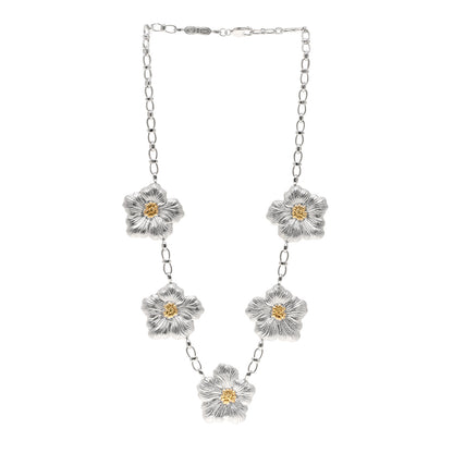 Buccellati Sterling Silver Vermeil Blossom Necklace 3 of 4