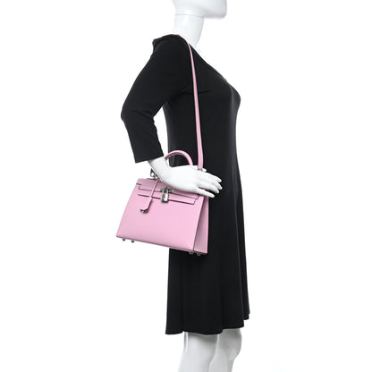 Hermes Epsom Kelly Sellier 25 Mauve Sylvestre 2 of 11