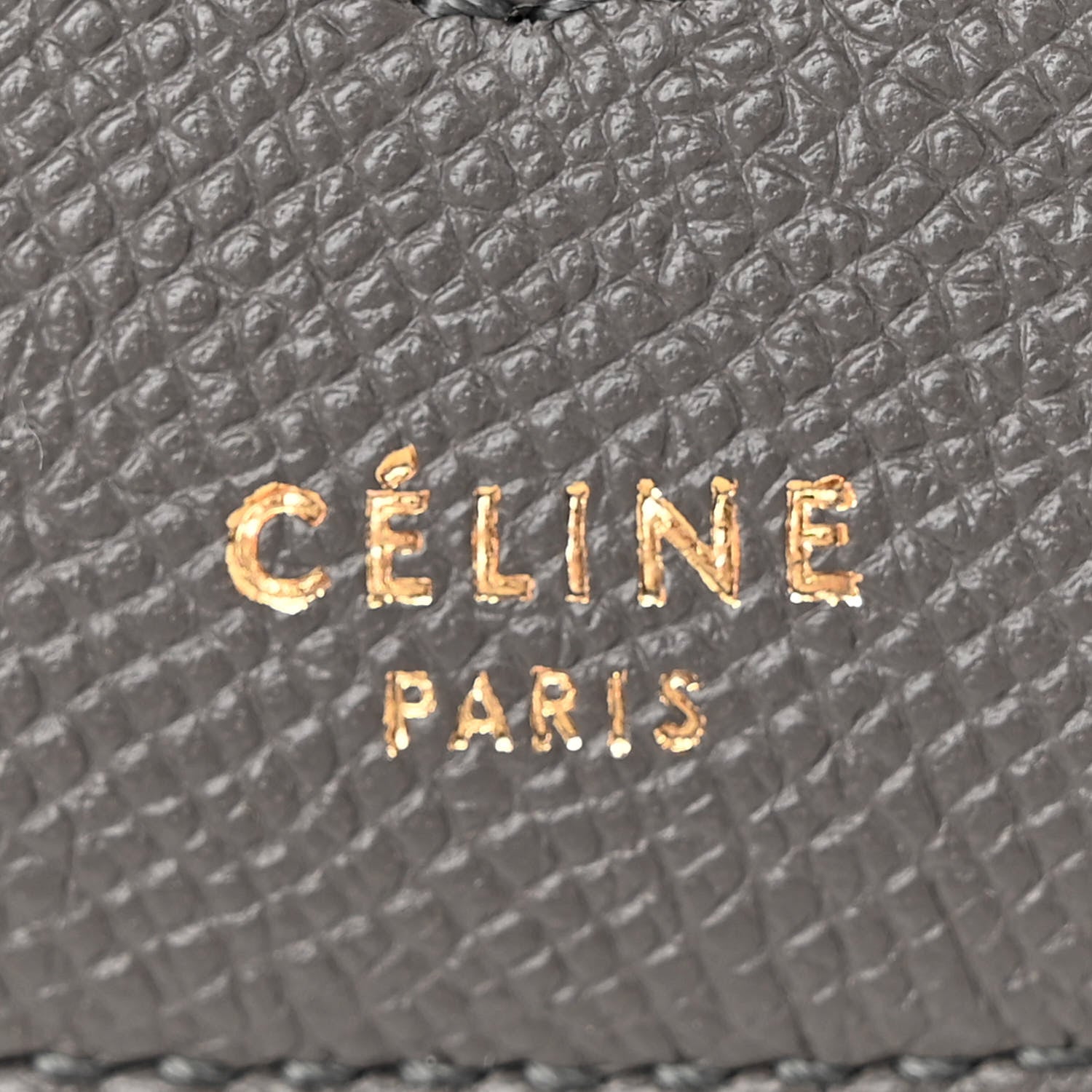 Celine Baby Grained Calfskin Medium Trotteur Grey 6 of 11