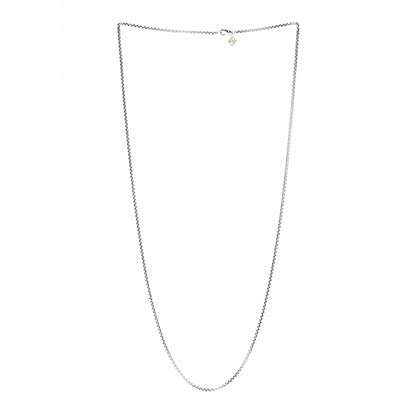 David Yurman Sterling Silver 14K Yellow Gold 2.7mm Box Chain Necklace 34" 3 of 5