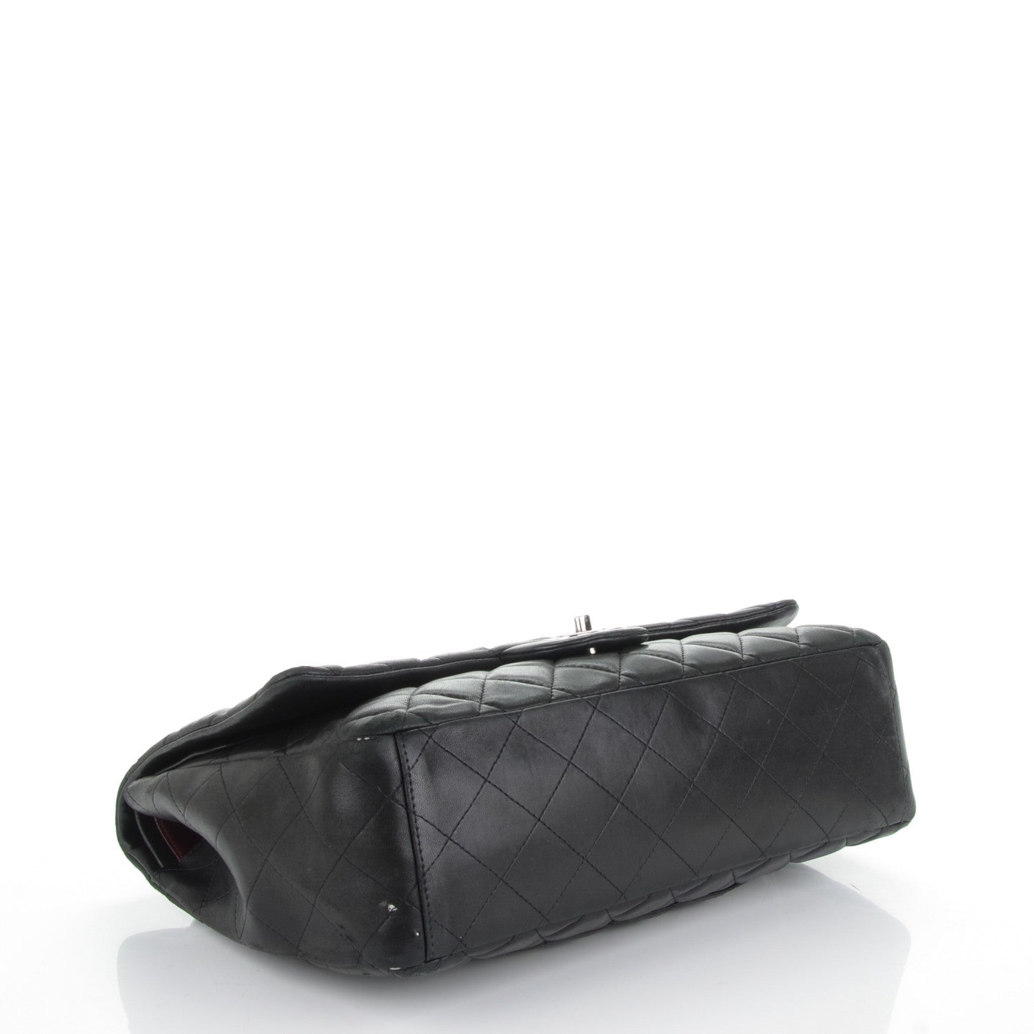 Chanel Lambskin Quilted Maxi Double Flap Black 4 of 7