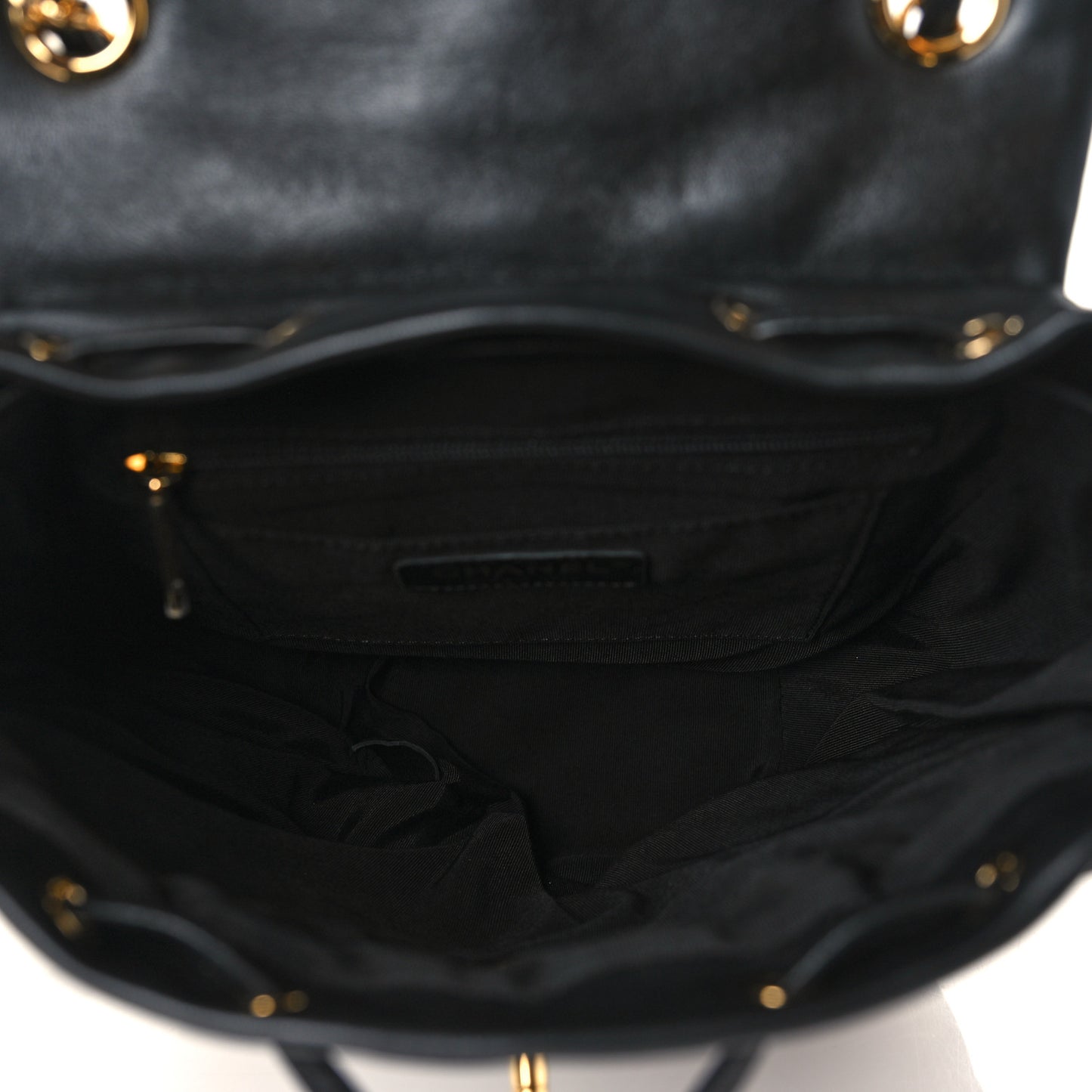 Lambskin Quilted Small Urban Spirit Backpack Black