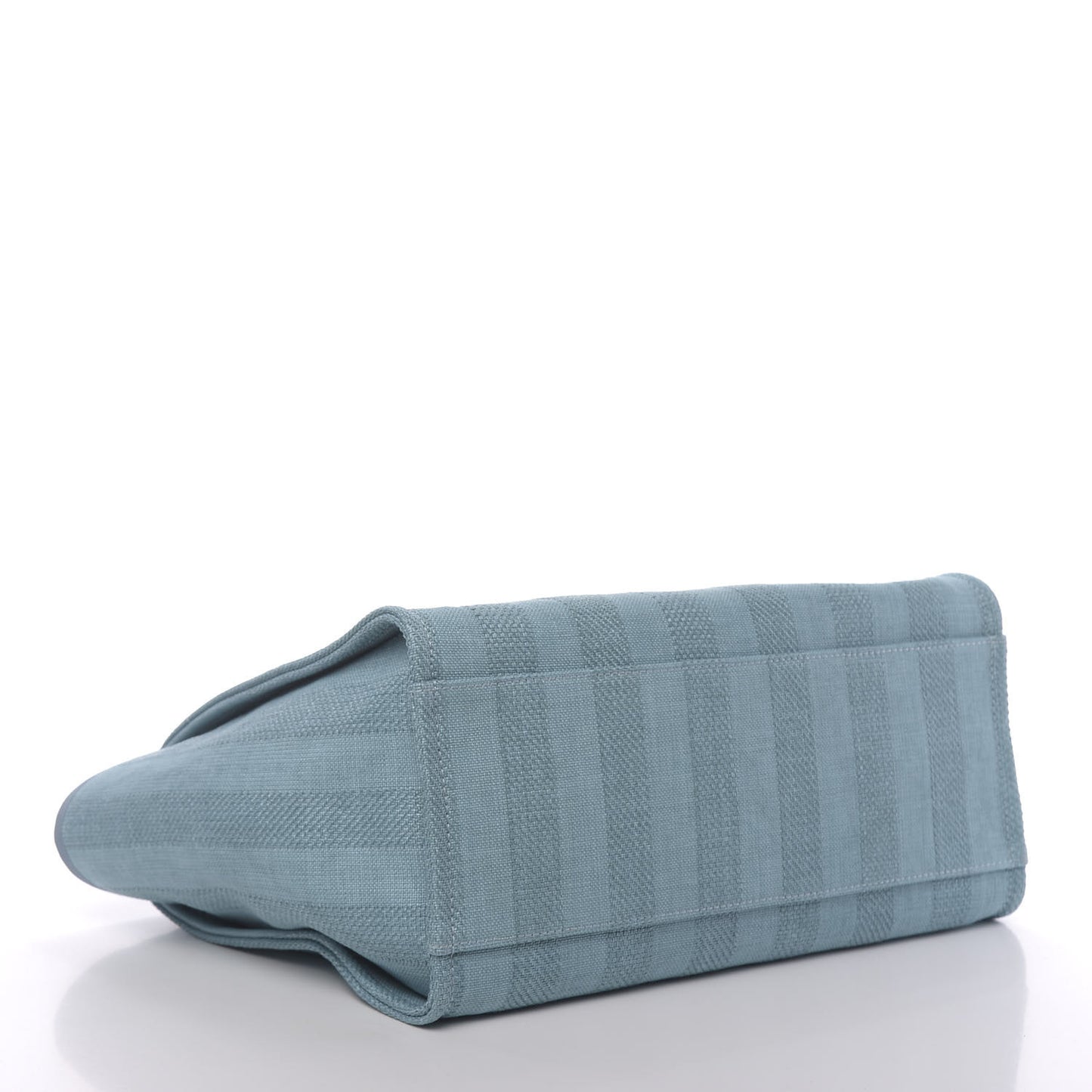Mixed Fibers Striped Medium Deauville Tote Blue