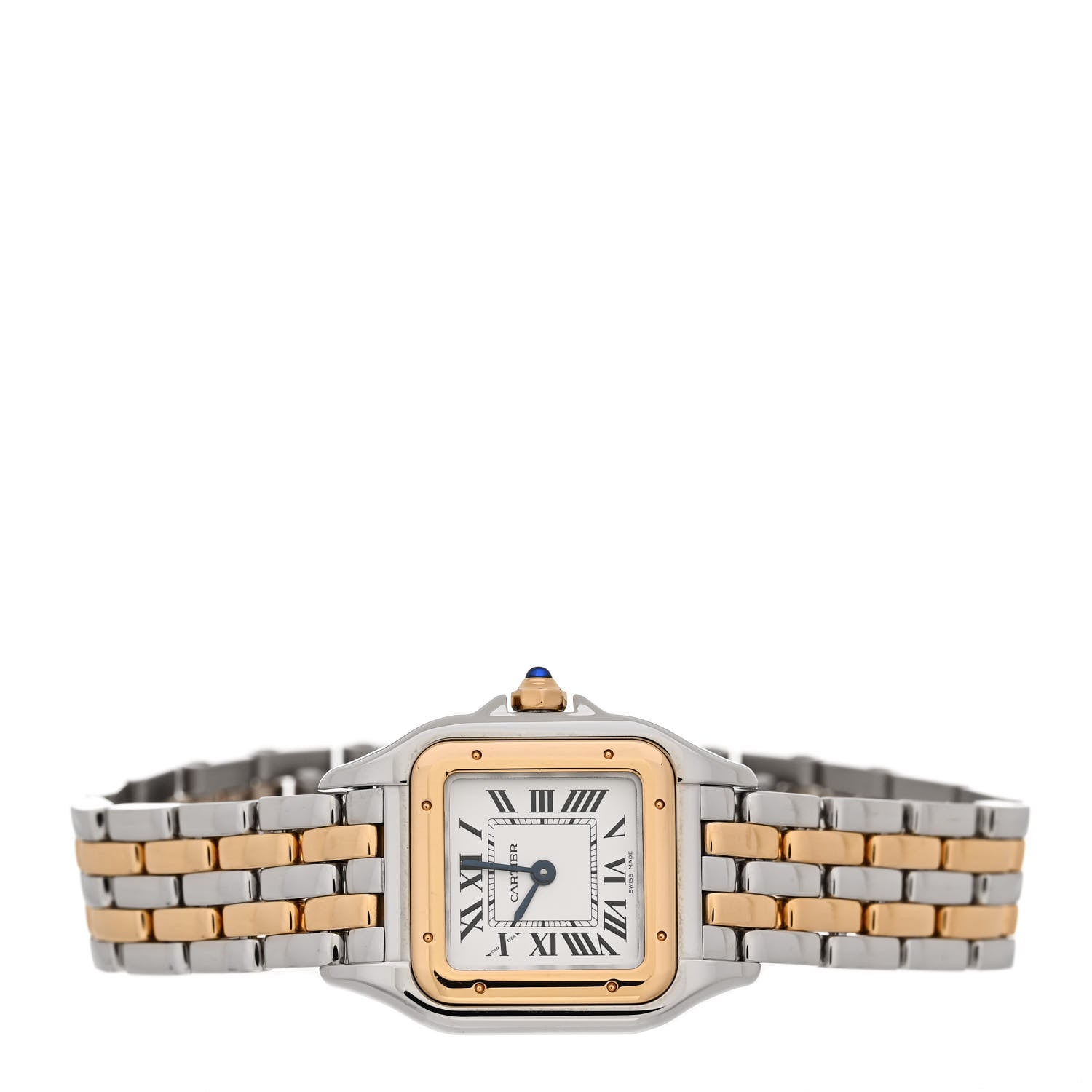 Cartier Stainless Steel 18K Yellow Gold 22mm Panthere Quartz Watch 2 of 5