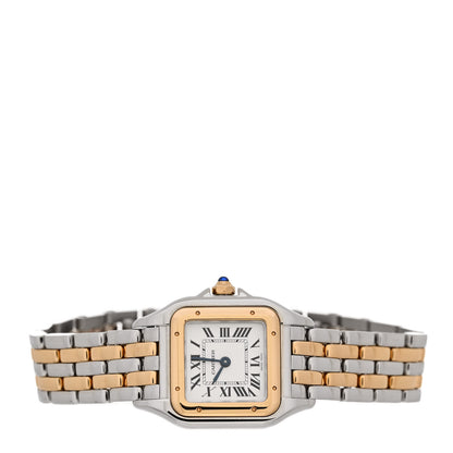 Cartier Stainless Steel 18K Yellow Gold 22mm Panthere Quartz Watch 2 of 5