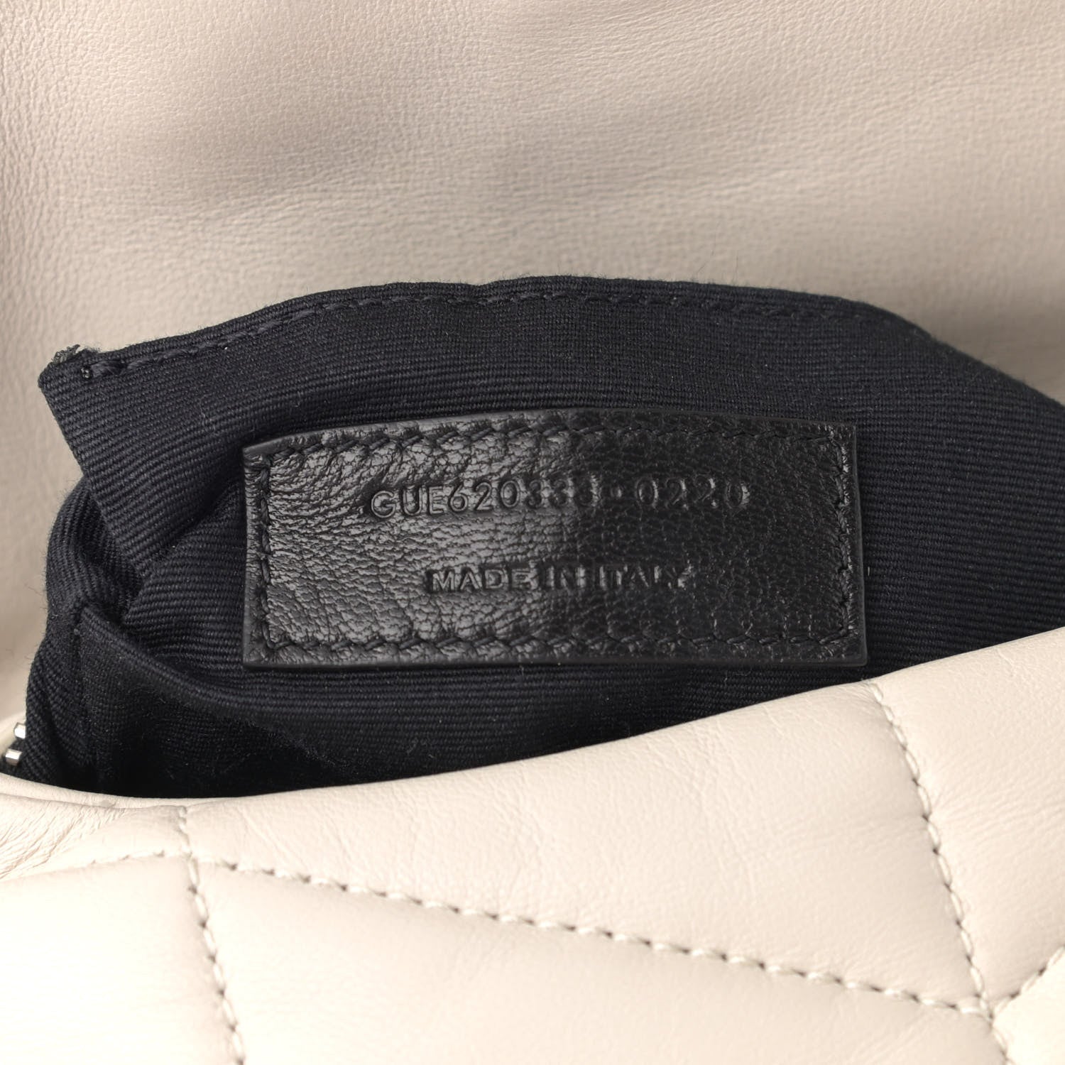Saint Laurent Lambskin Quilted Toy Loulou Puffer Monogram Chain Satchel Crema Soft 7 of 10