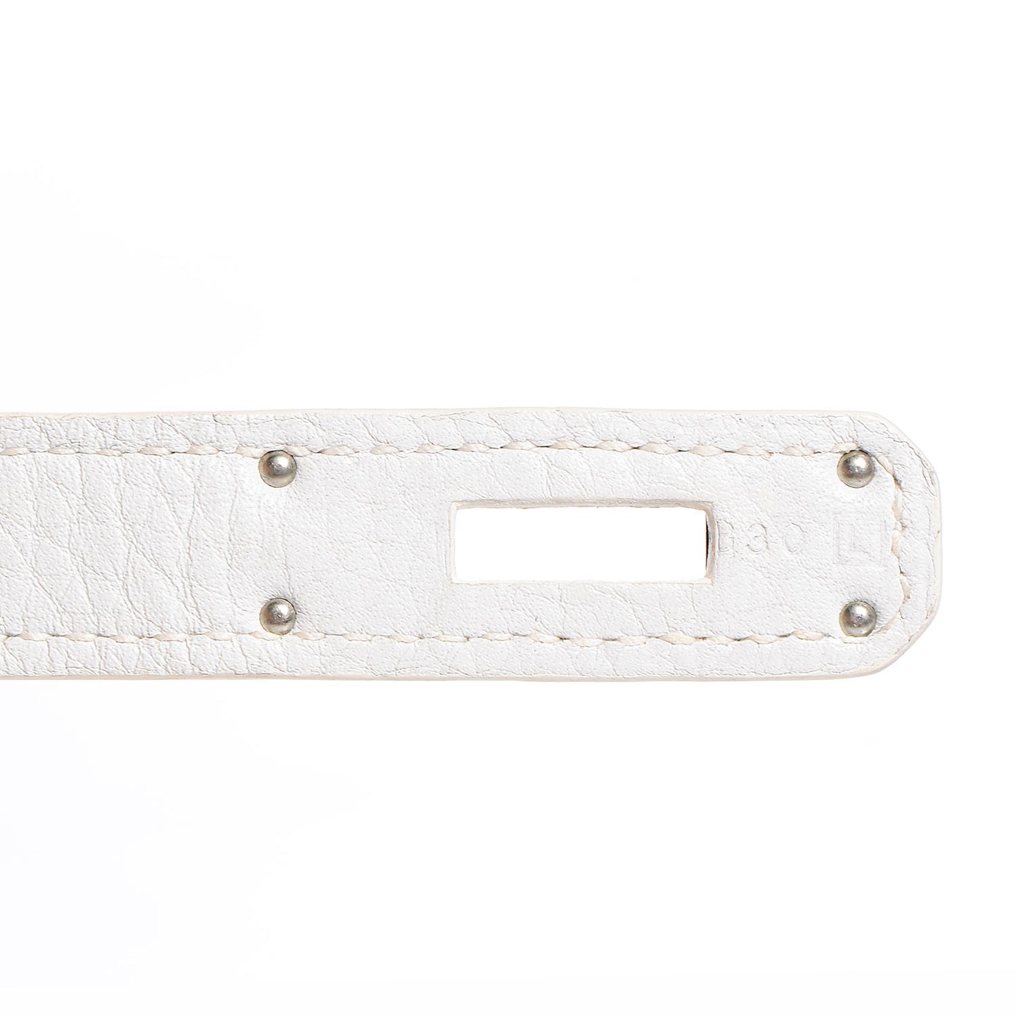 Taurillon Clemence Birkin 30 White