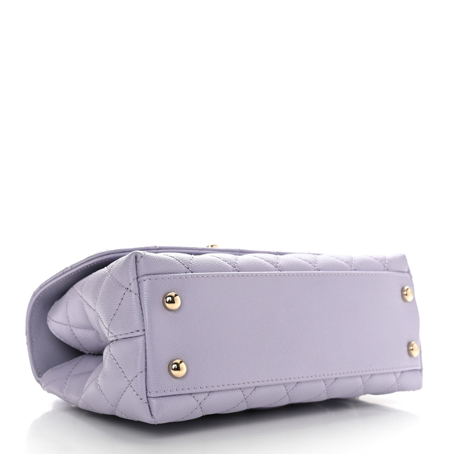 Chanel Caviar Quilted Mini Coco Handle Flap Light Purple 4 of 11