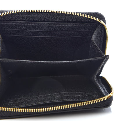 Louis Vuitton Empreinte Zippy Coin Purse Black 5 of 6