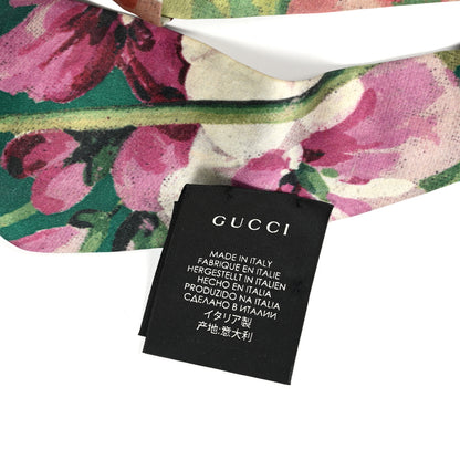 Gucci Silk Blooms Print Duchesse Headband Grass 4 of 4