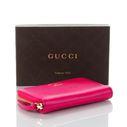 Gucci Dollar Calfskin Medium Swing Zip Around Wallet Blossom 4 of 7