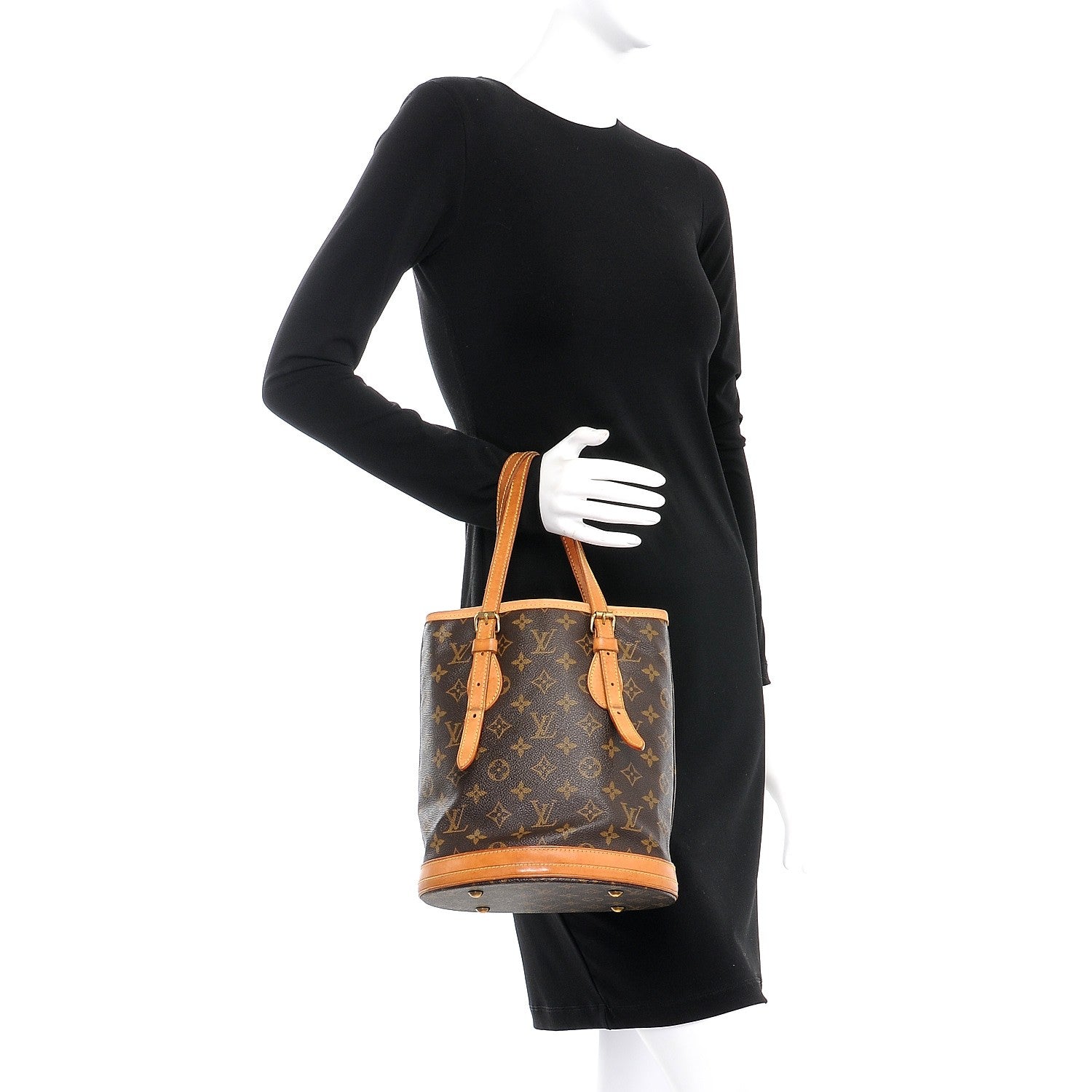Louis Vuitton Monogram Petit Bucket 23 2 of 7