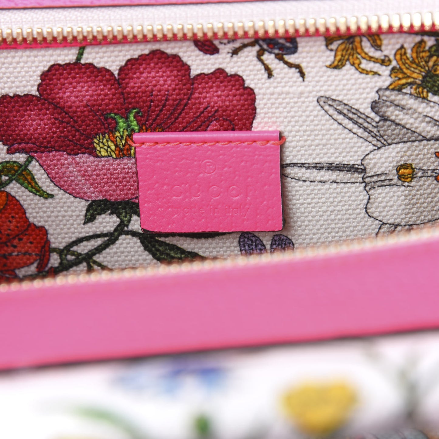 Canvas Medium Flora Tote Fuchsia
