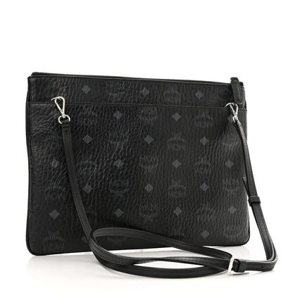 MCM Visetos Medium Crossbody Pouch Black 2 of 10