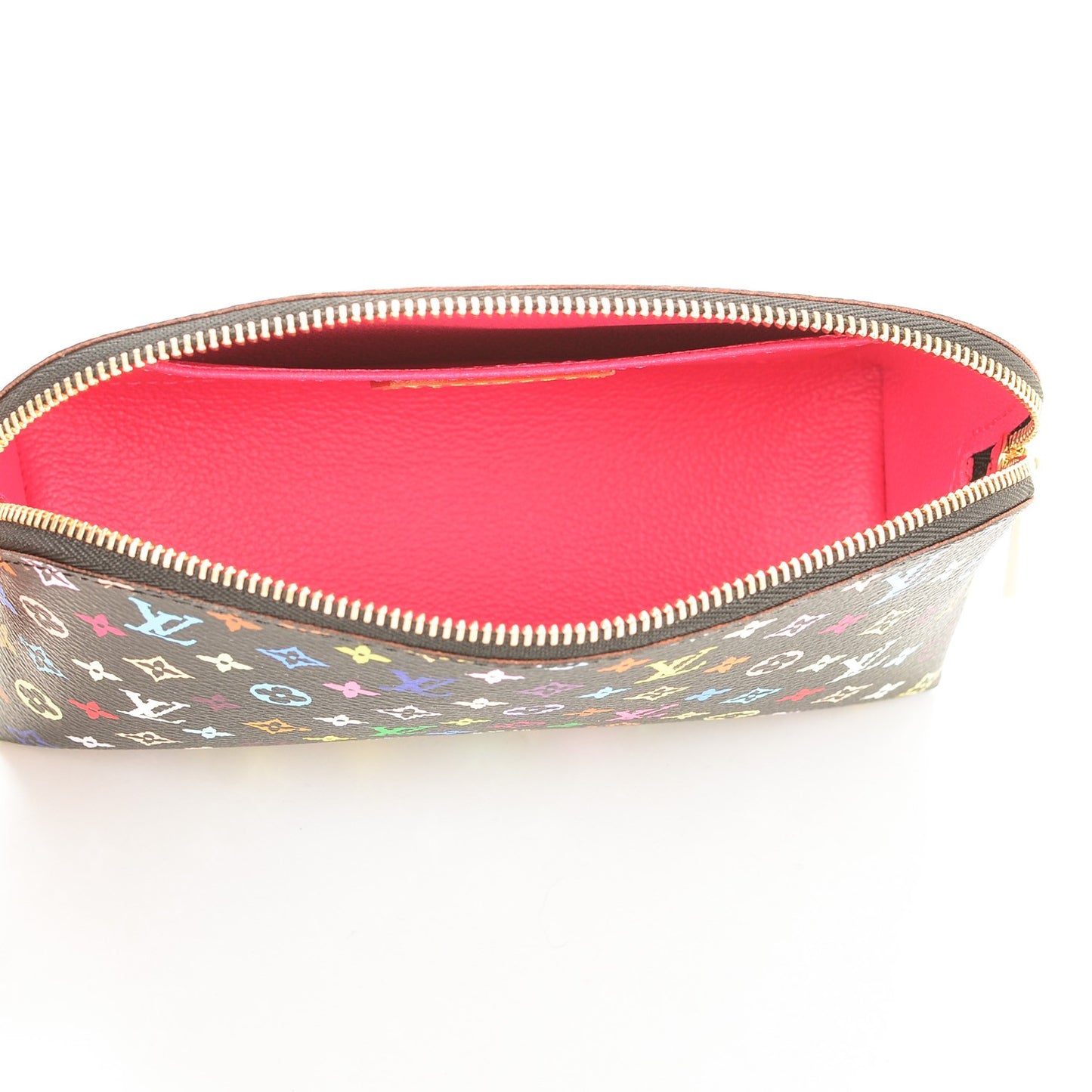 Monogram Multicolor Cosmetic Pouch Black Grenade