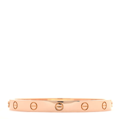 Cartier 18K Pink Gold LOVE Bracelet 17 1 of 4