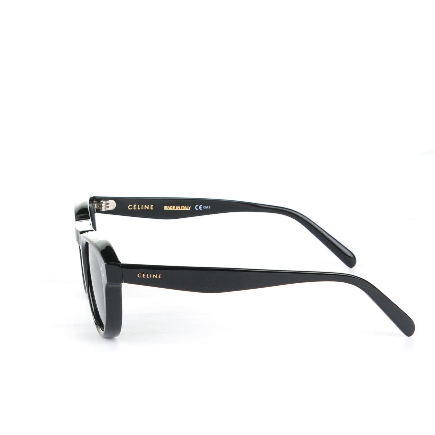 Celine Bevel Cat Sunglasses CL41372/S Black 2 of 5