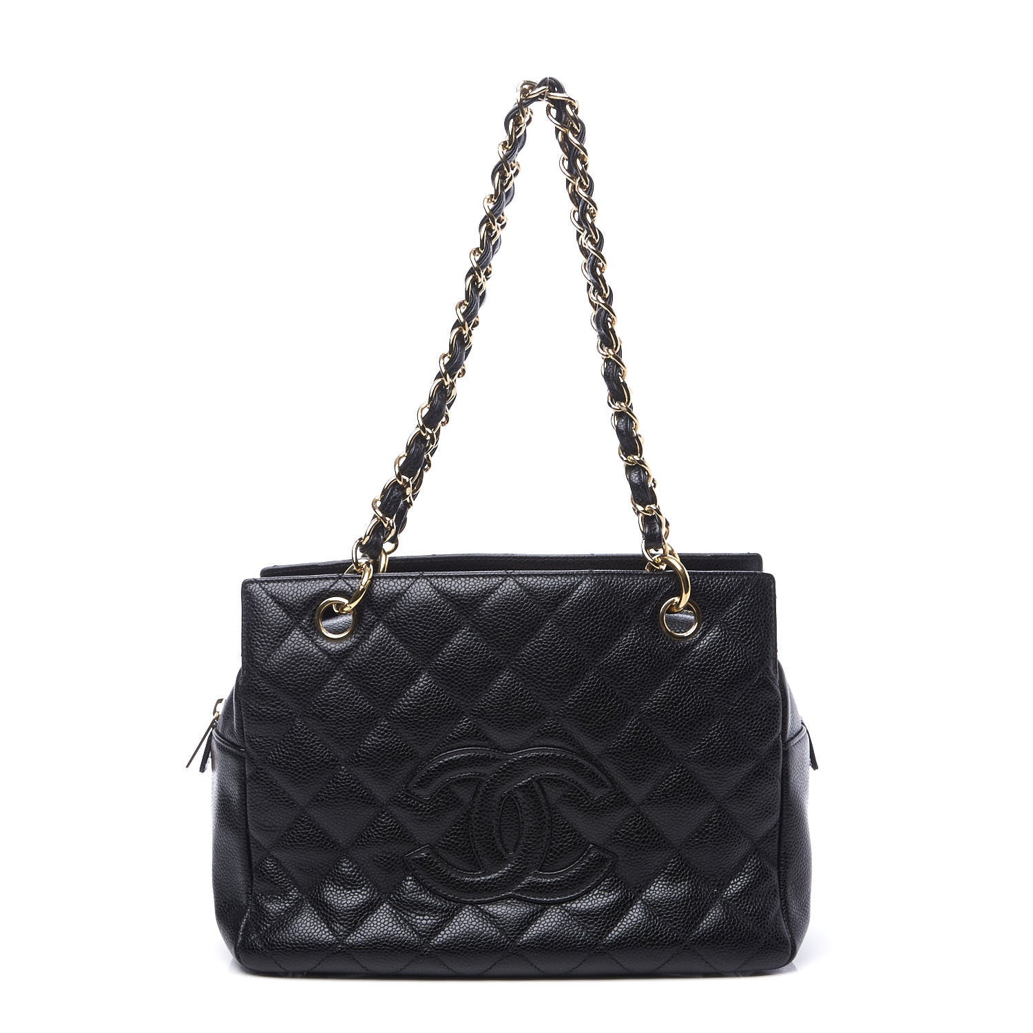 Chanel Caviar Quilted Petit Timeless Tote PTT Black 1 of 9