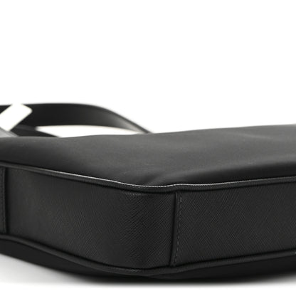 Prada Re-Nylon Saffiano Metal Triangle Logo Briefcase Black 8 of 9