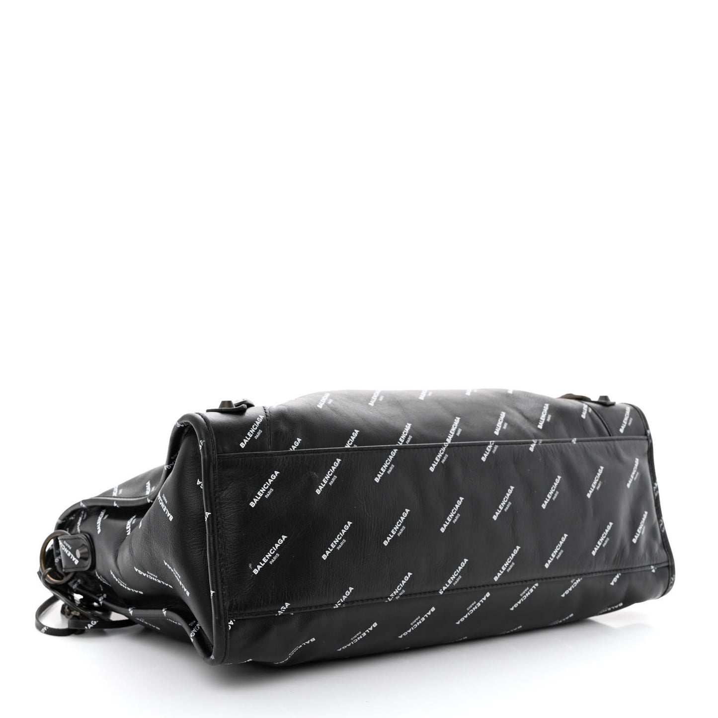 Veau Allover Logo Classic Hardware City Black White