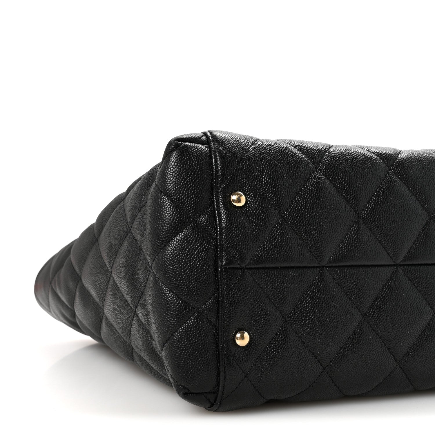 Chanel Caviar Quilted Large CC Shopping Tote Black 10 of 12