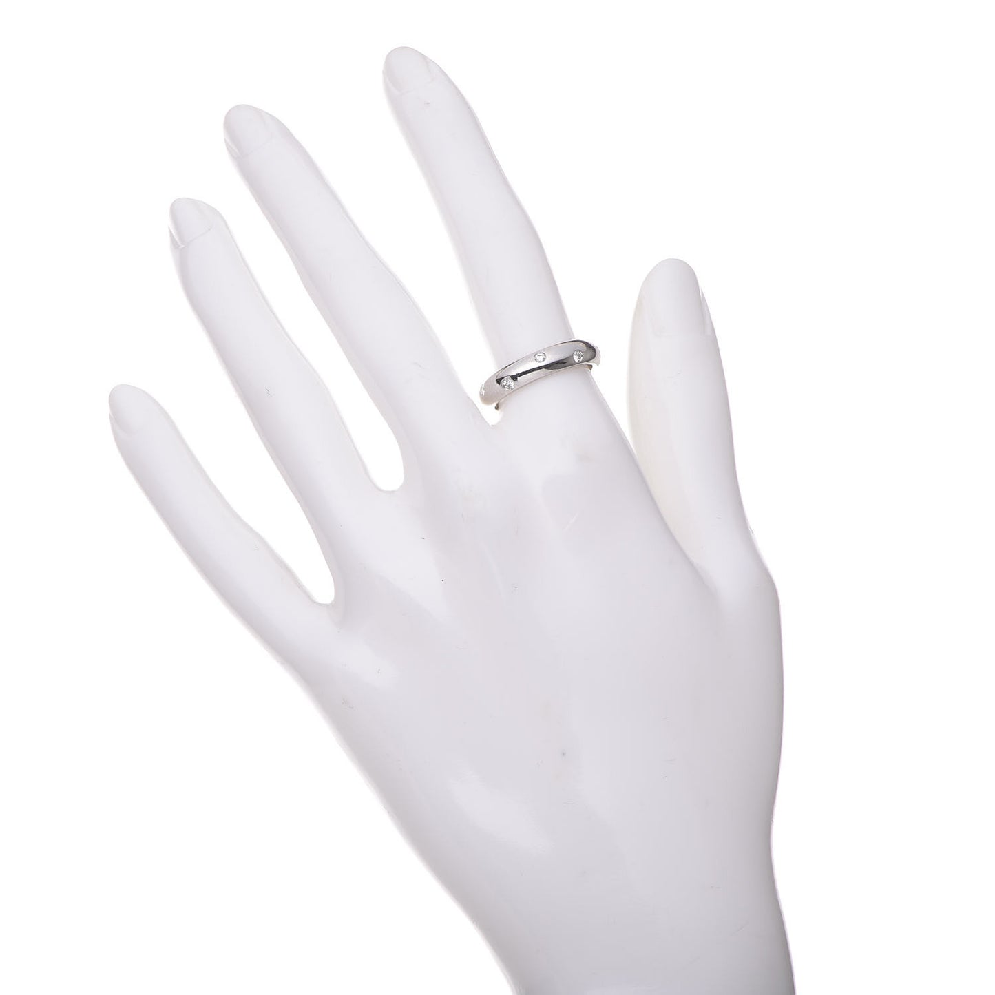 Platinum Diamond 4mm Etoile Band Ring 53 6.5