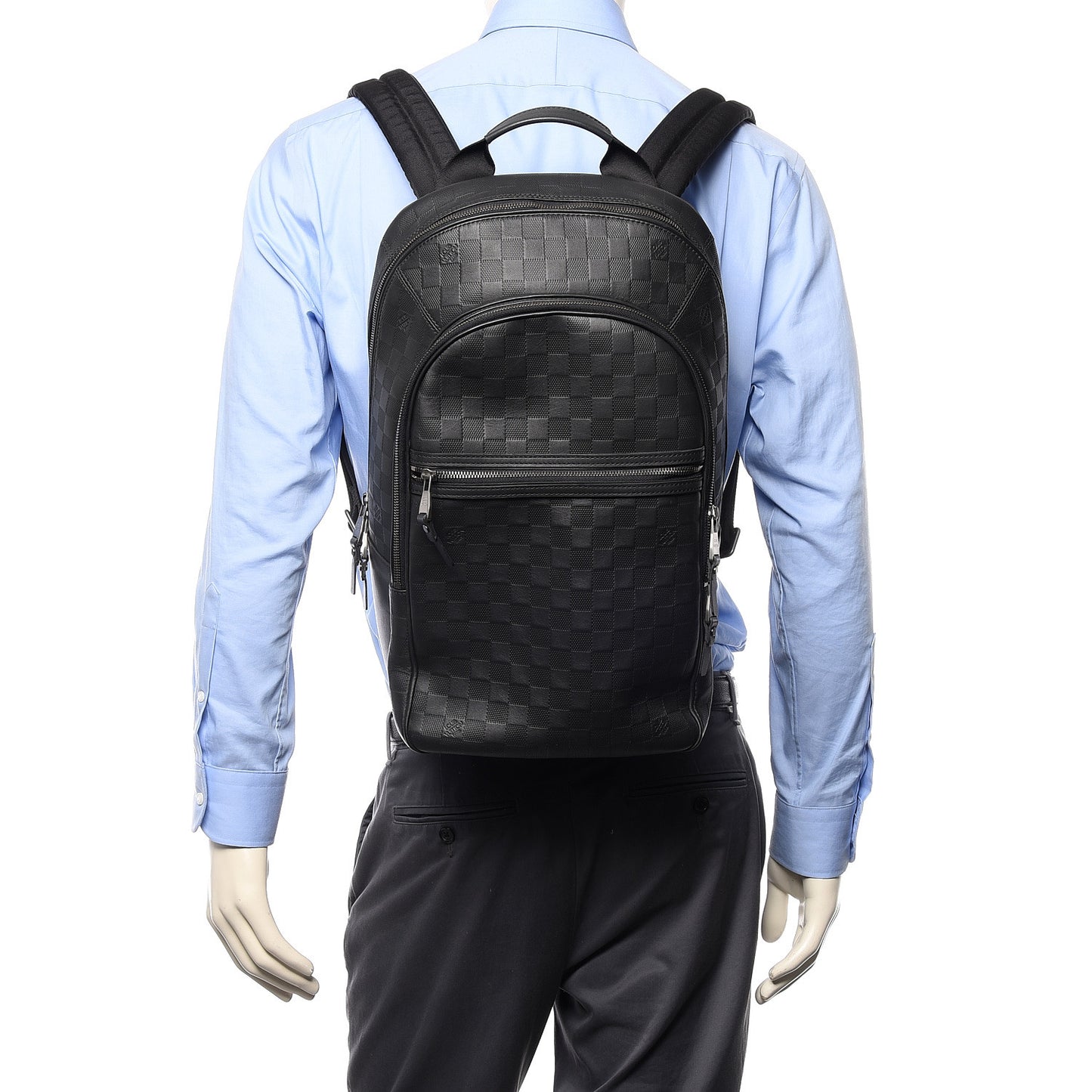 Damier Infini Michael Backpack Black