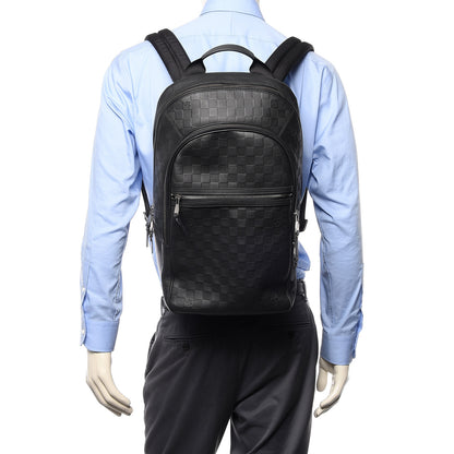 Louis Vuitton Damier Infini Michael Backpack Black 2 of 9