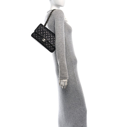 Chanel Caviar Quilted Medium Double Flap Black 2 of 10