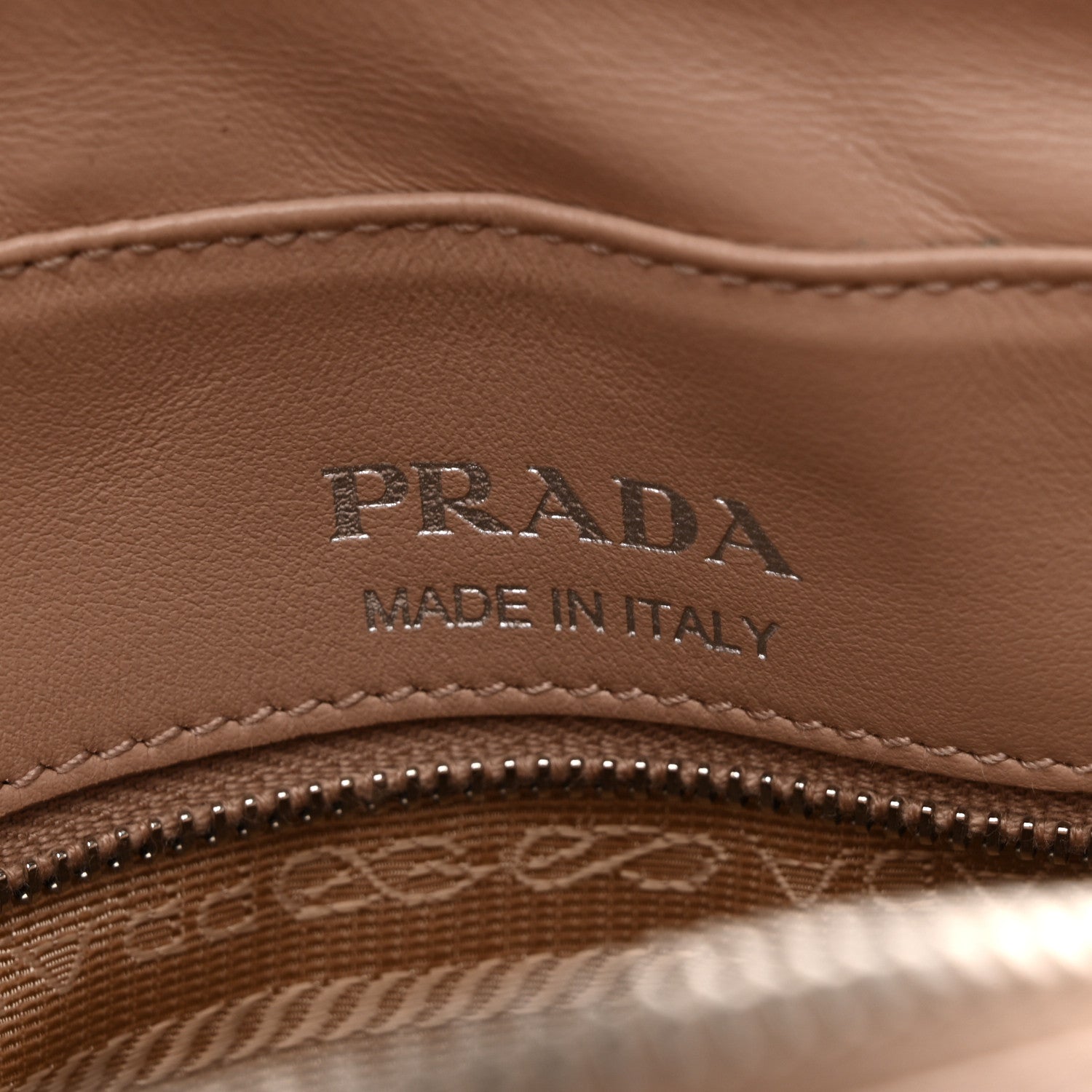Prada Soft Calfskin Diagramme Camera Bag Cipria 6 of 13
