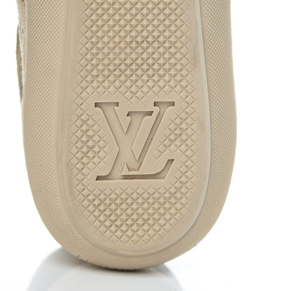 Louis Vuitton Suede Fold Over Sneakers 38 Beige 9 of 14