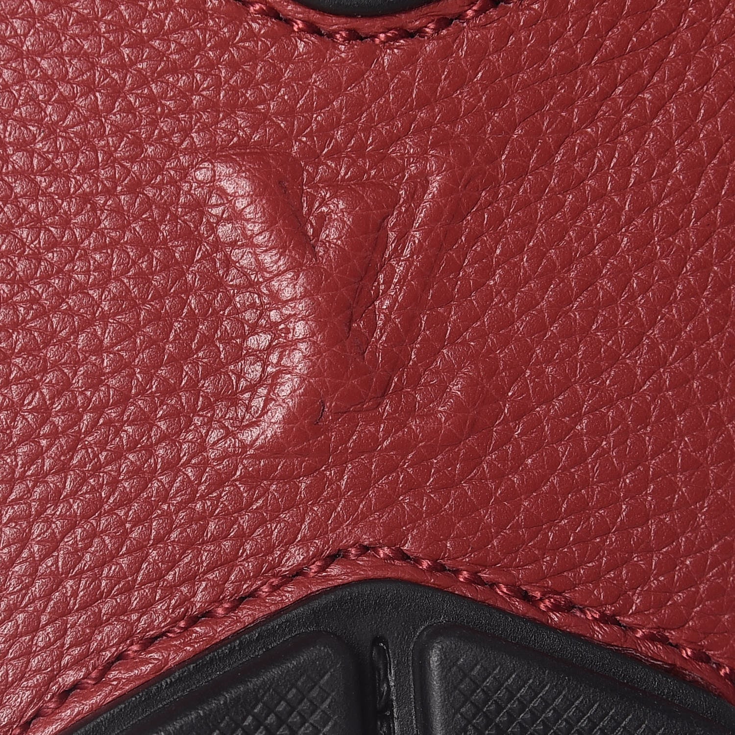 Louis Vuitton Calfskin Racetrack Moccasin Loafers 8 Rouge 6 of 9
