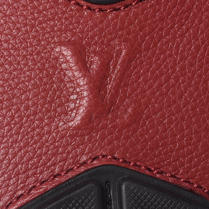Louis Vuitton Calfskin Racetrack Moccasin Loafers 8 Rouge 6 of 9
