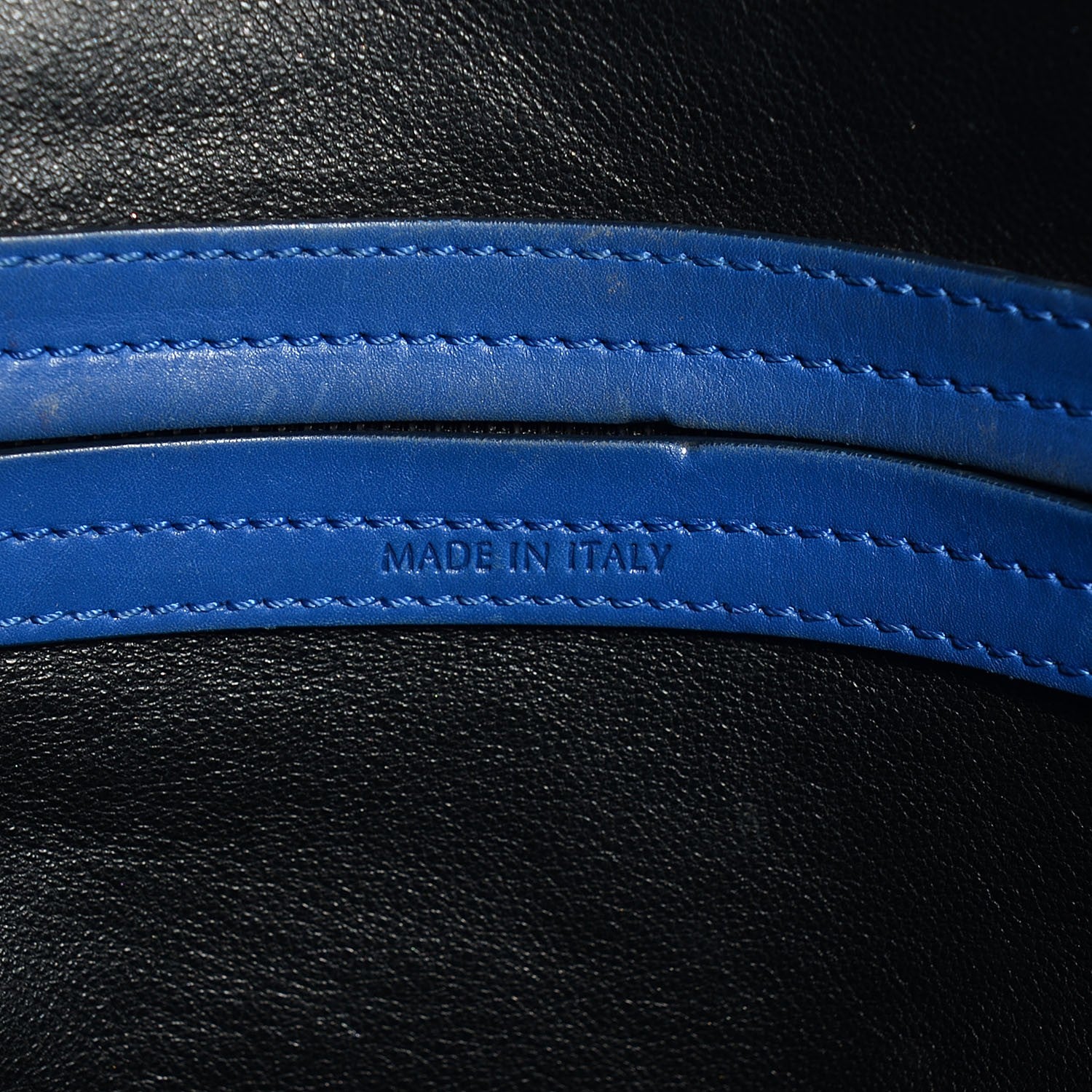 Celine Suede Medium Phantom Luggage Royal Blue 6 of 7