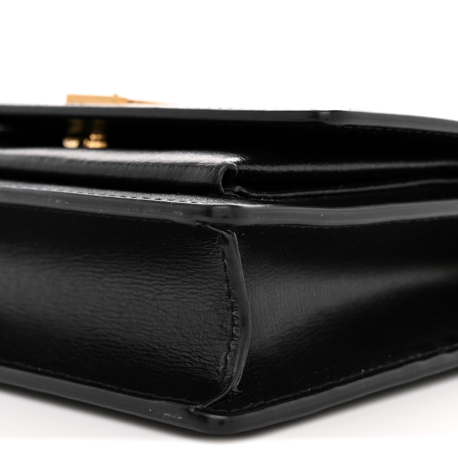 Saint Laurent Calfskin Monogram Sunset Chain Wallet Black 10 of 10