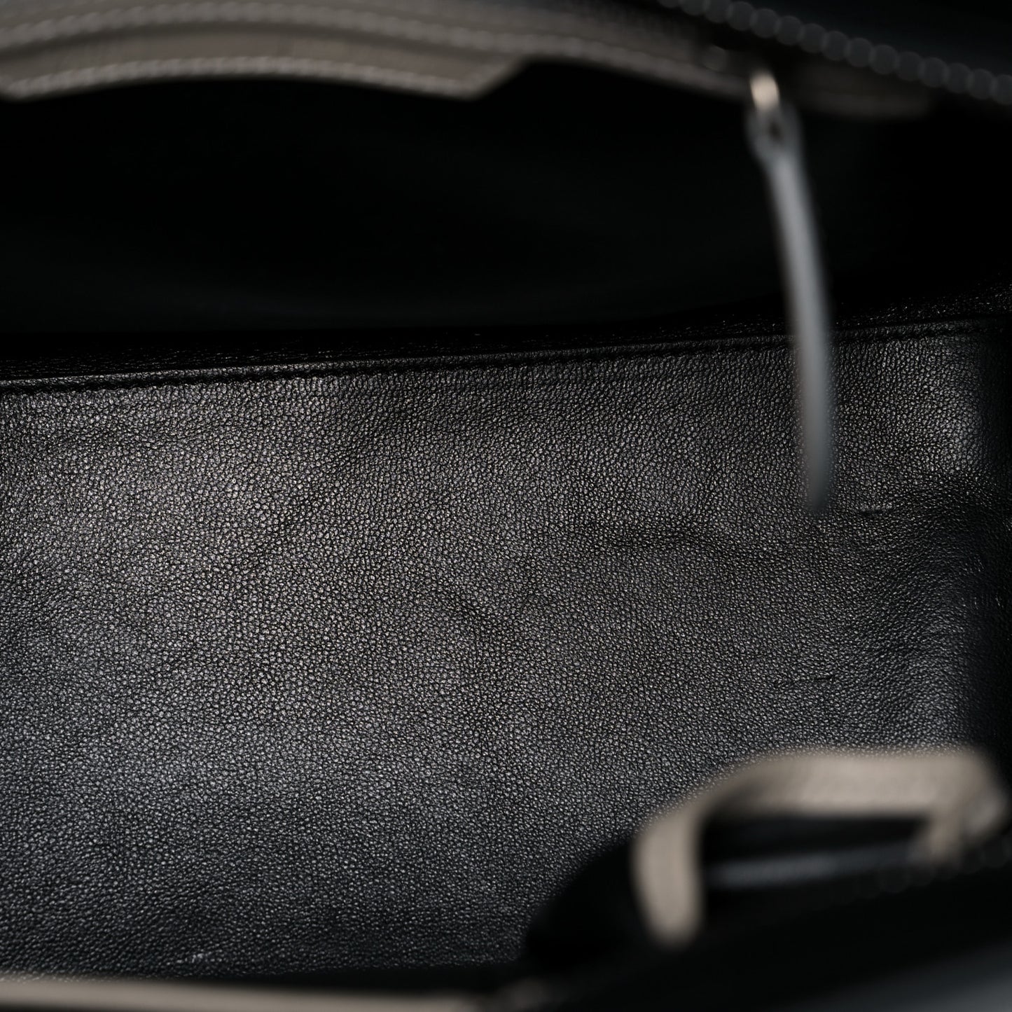 Shiny Smooth Calfskin Micro Tri-Color Luggage Quartz