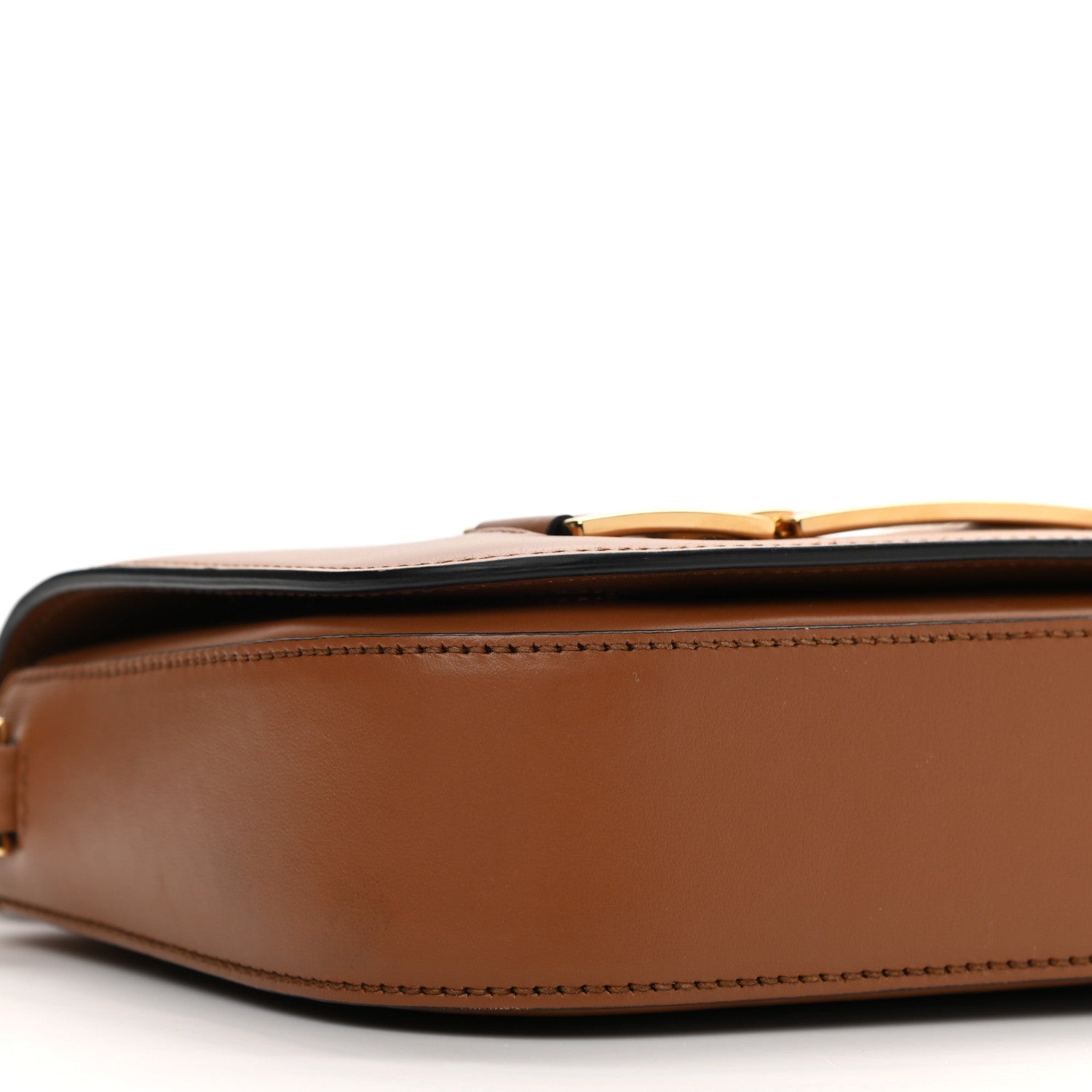 Prada City Calf Flap Shoulder Bag Cognac 9 of 11