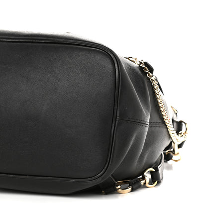 Chloe Suede Calfskin Small Faye Backpack Black 9 of 14