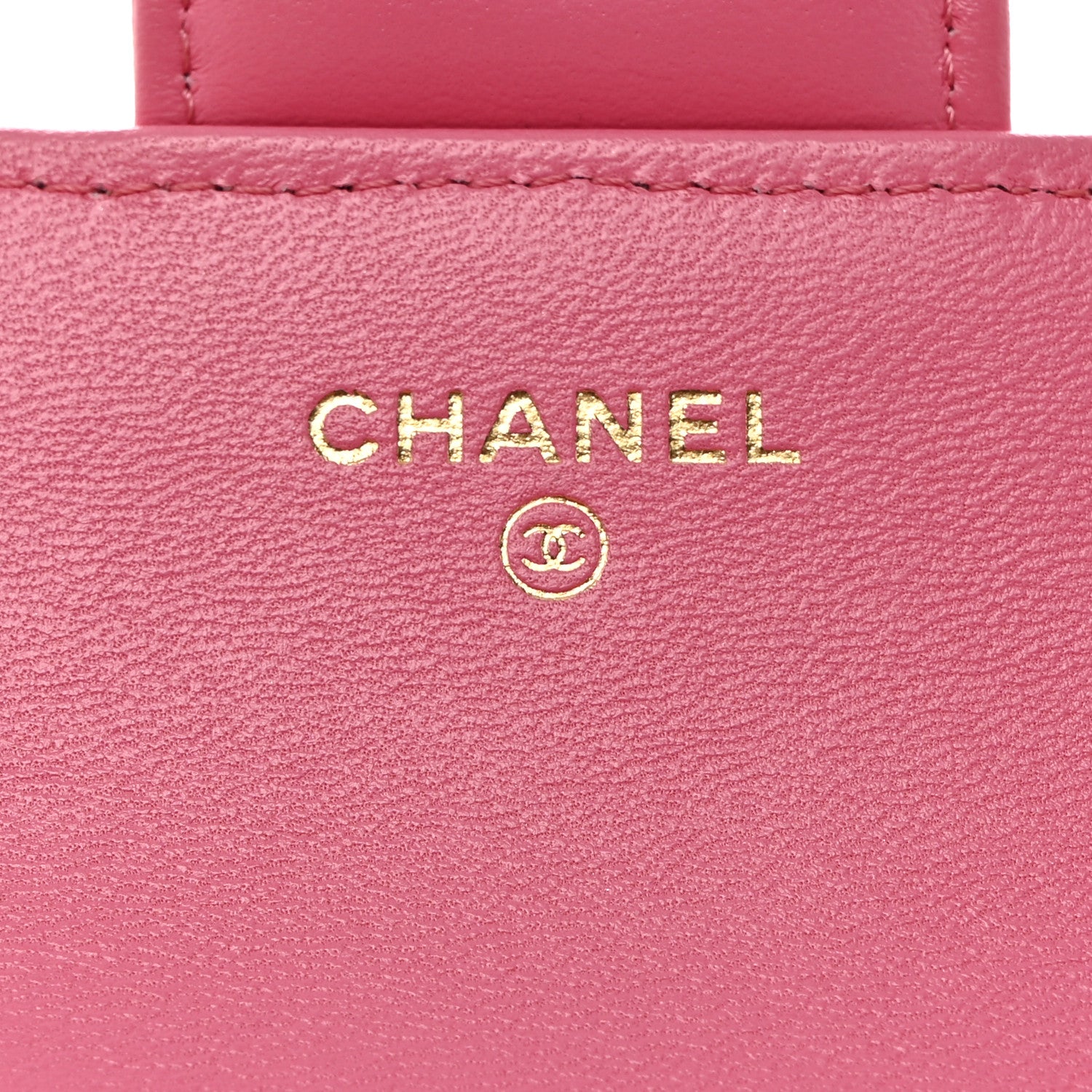 Chanel Lambskin Quilted Glasses Case with Chain Pink 6 of 9