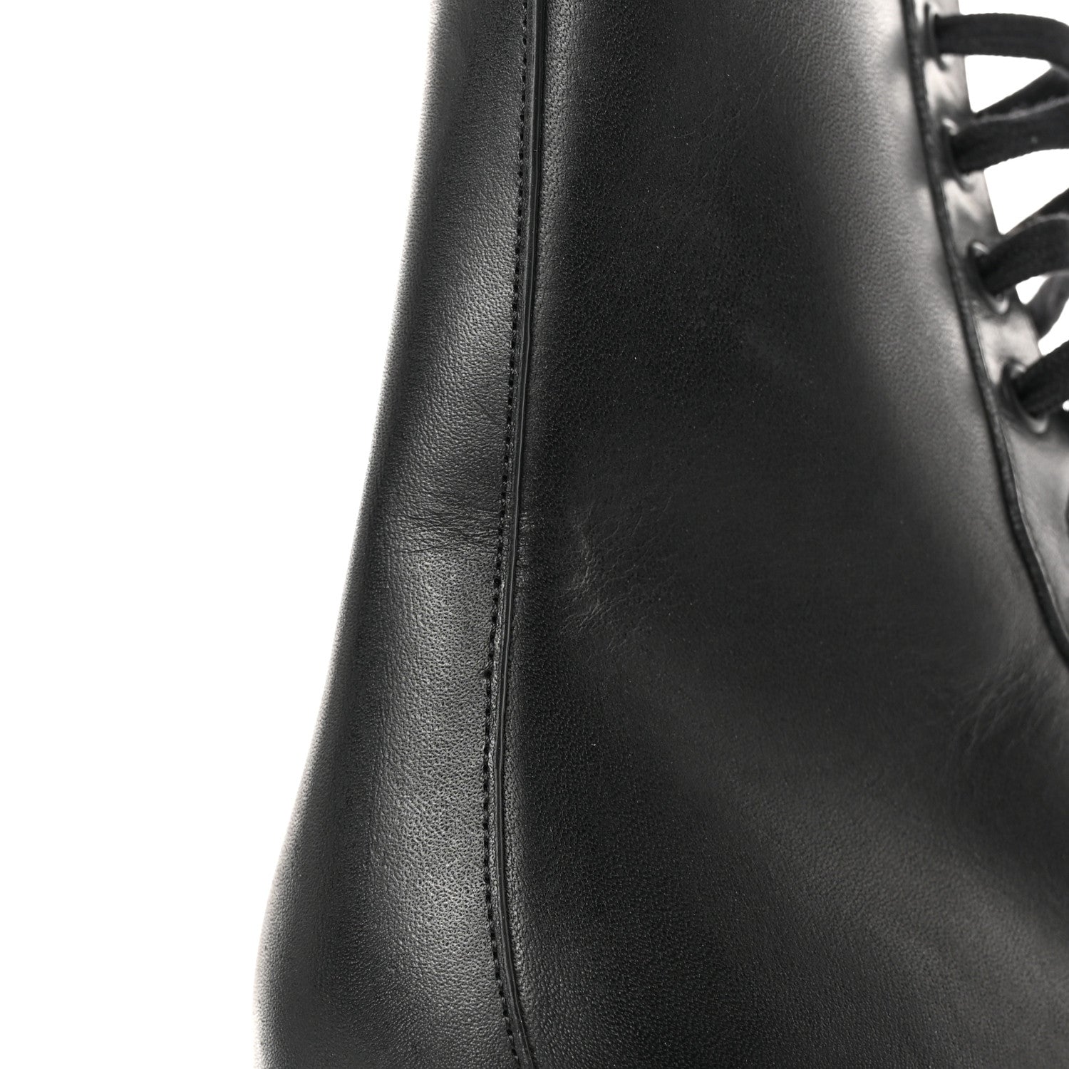 Bottega Veneta Calfskin The Lug Lace Up 30/70mm Ankle Boots 39.5 Black 10 of 22