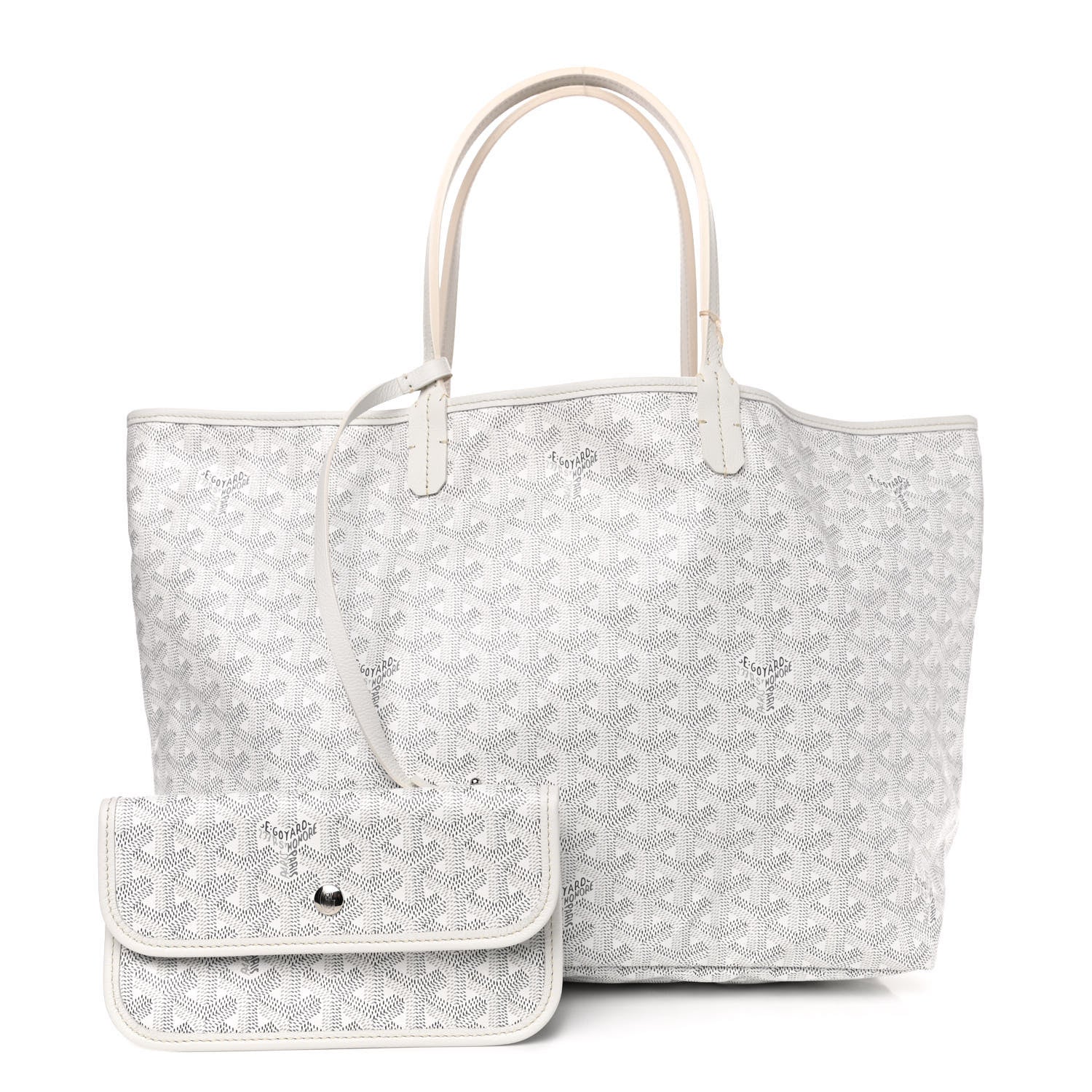 Goyard Goyardine Saint Louis PM White 1 of 4
