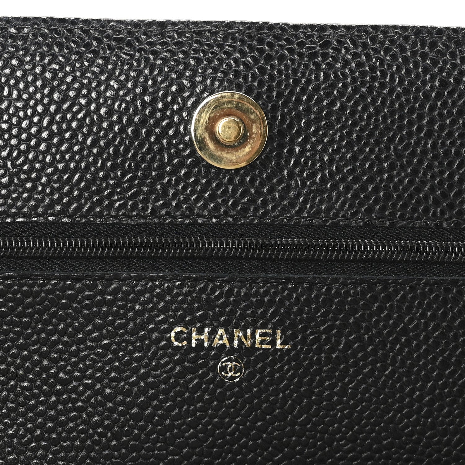 Chanel Caviar Quilted Wallet on Chain WOC Black 6 of 10